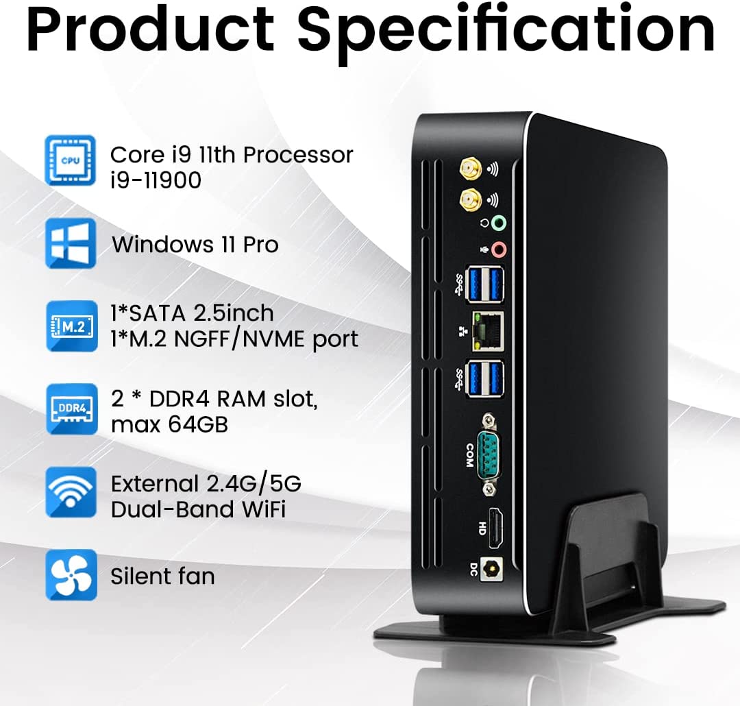 Pc Gaming Intel Core I7 - Partaker 11th Gen Intel Mini PC