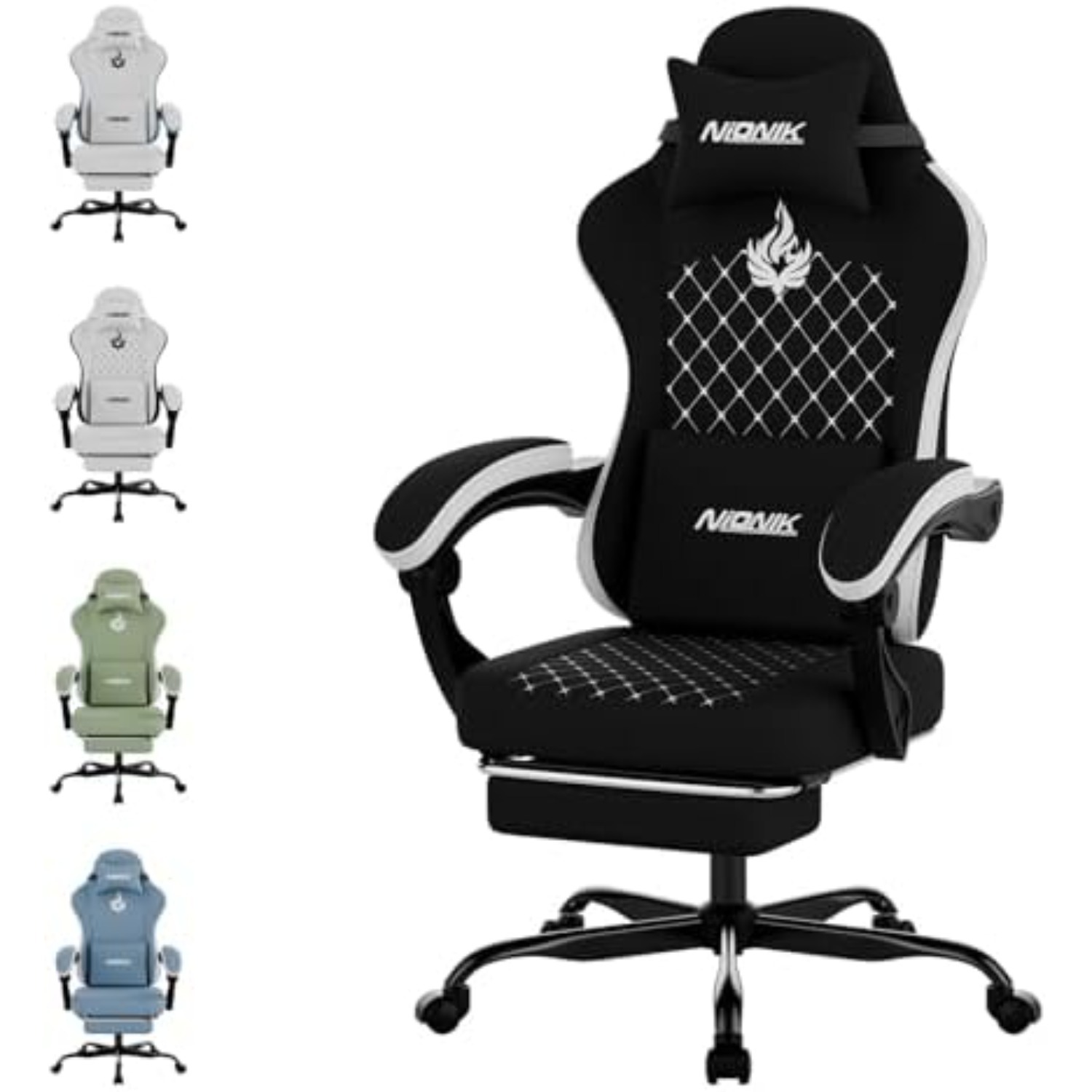 Gaming Chair - Gaming Chair with Massage,Ergonomic PC Gaming