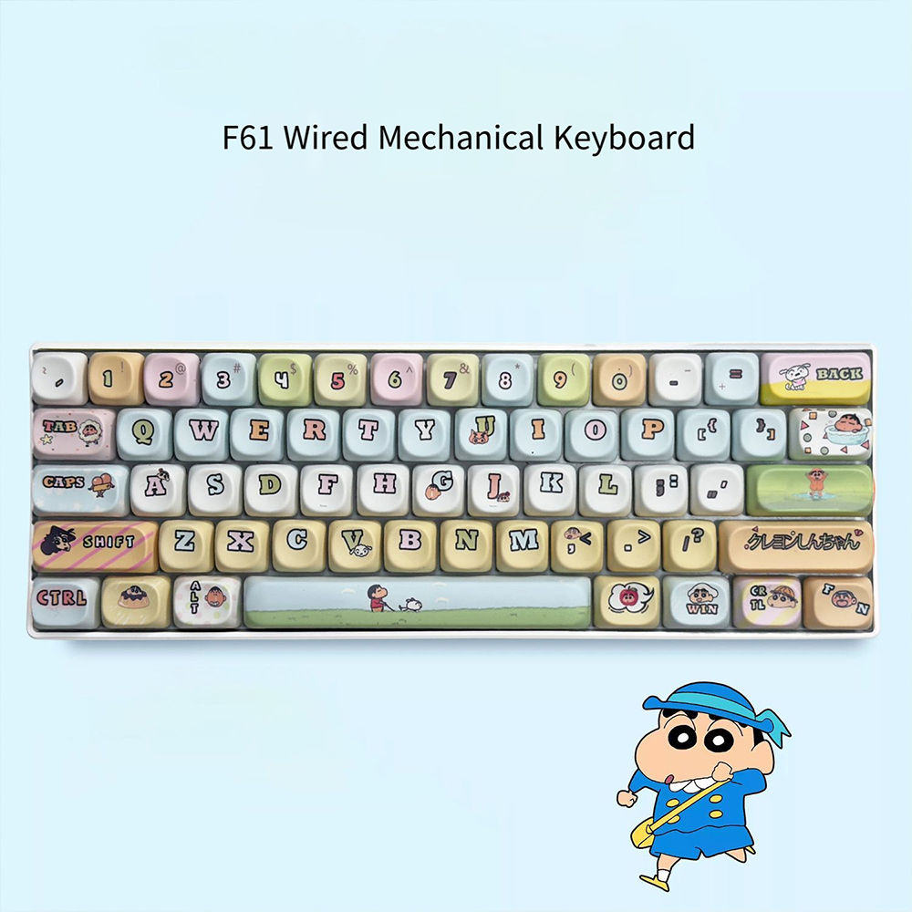 Pc Gaming Editing - Crayon Shin-Chan 61 Keys Mechanical Keyboard