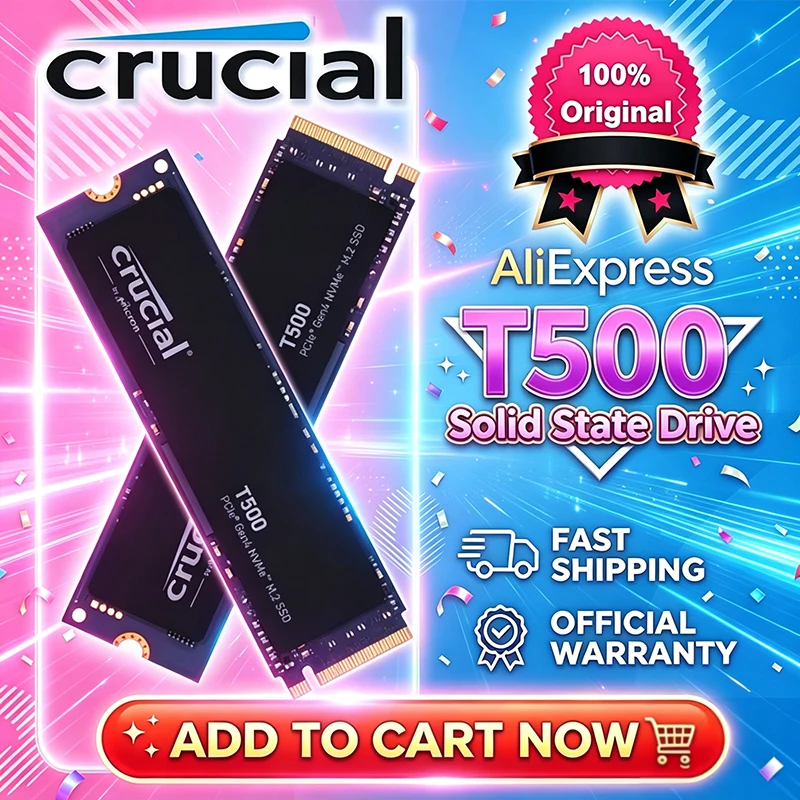 Pc Gaming Ps5 - Crucial T500 1TB Internal Solid State