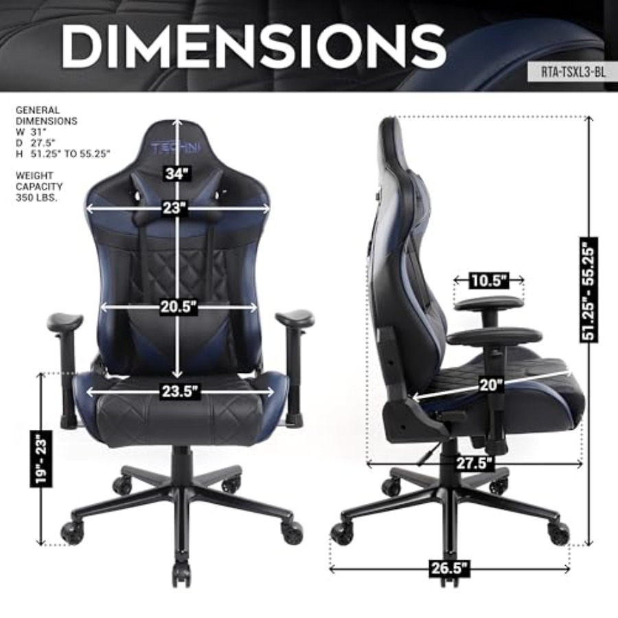 GamerXL Series XL Gaming Chair - Gaming Chair ulasan dan harga
