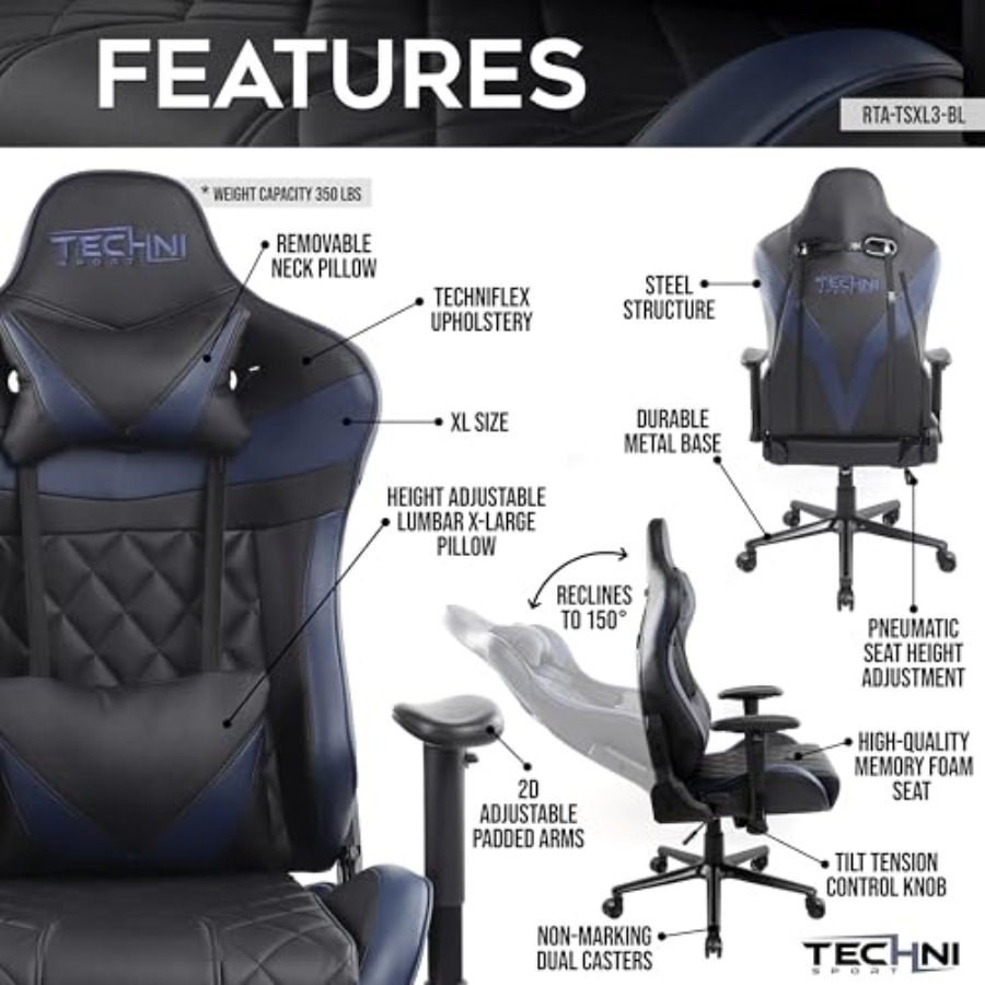 GamerXL Series XL Gaming Chair - Gaming Chair ulasan dan harga