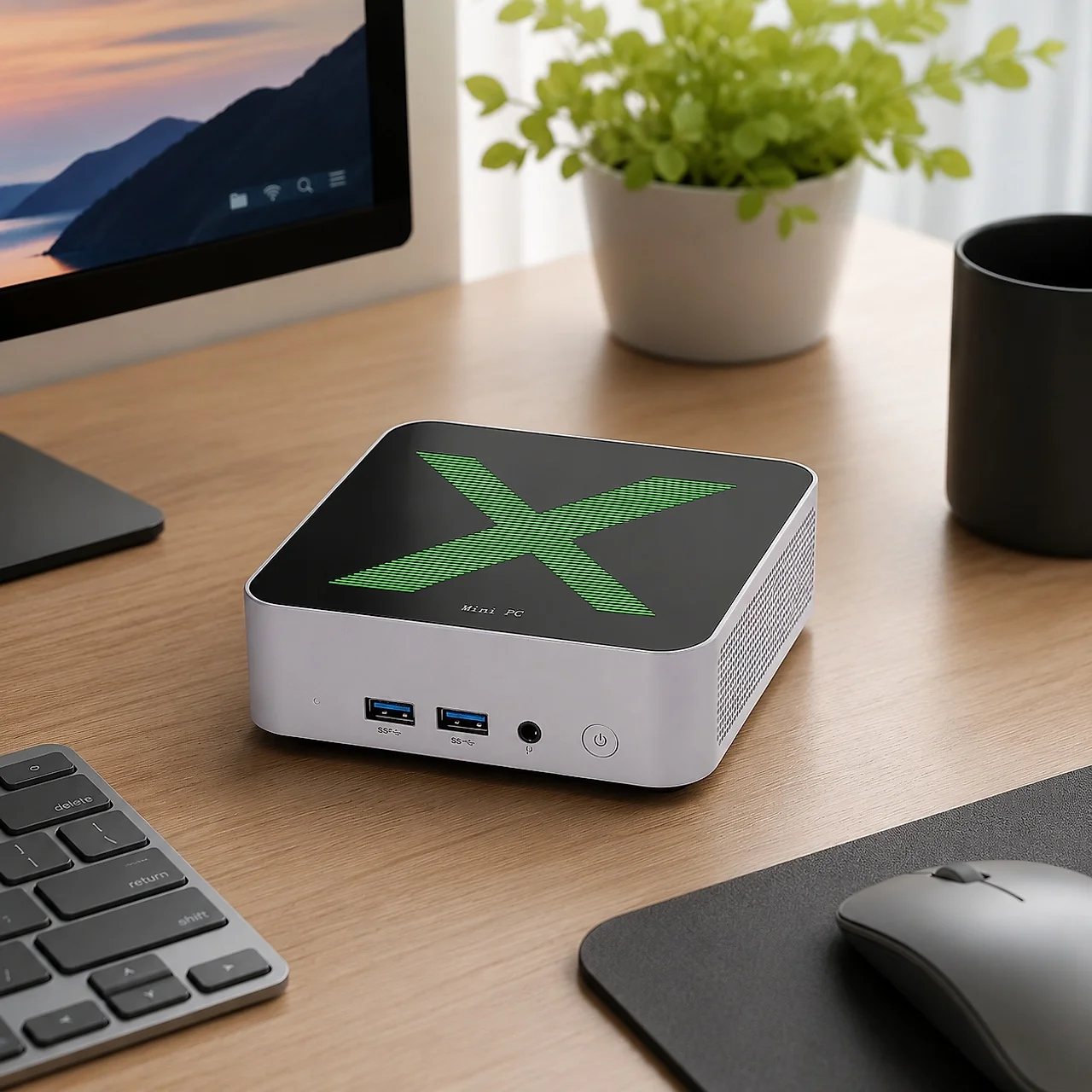 X Mini PC Intel Core N150 Win1 - Pc Gaming Editing ulasan dan harga