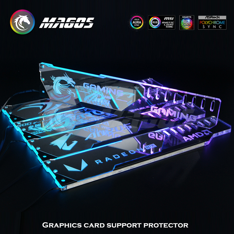 GPU Holder ARGB Silver Mirror  - Pc Gaming Msi ulasan dan harga