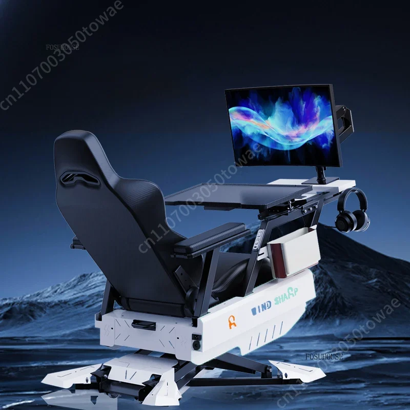 Reclining Gaming Station Cockp - Monitor Stand ulasan dan harga