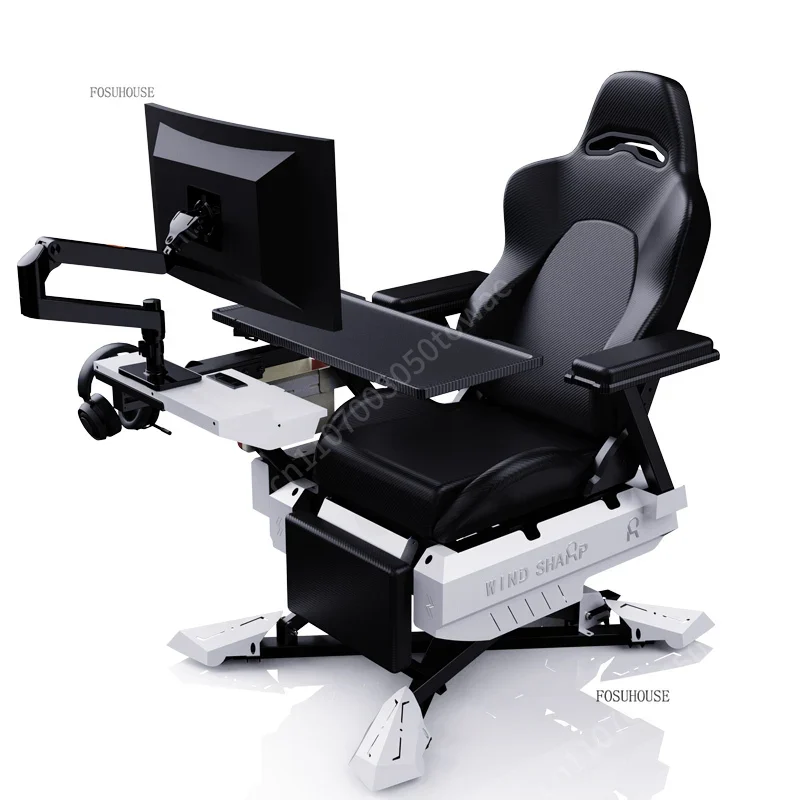 Reclining Gaming Station Cockp - Monitor Stand ulasan dan harga