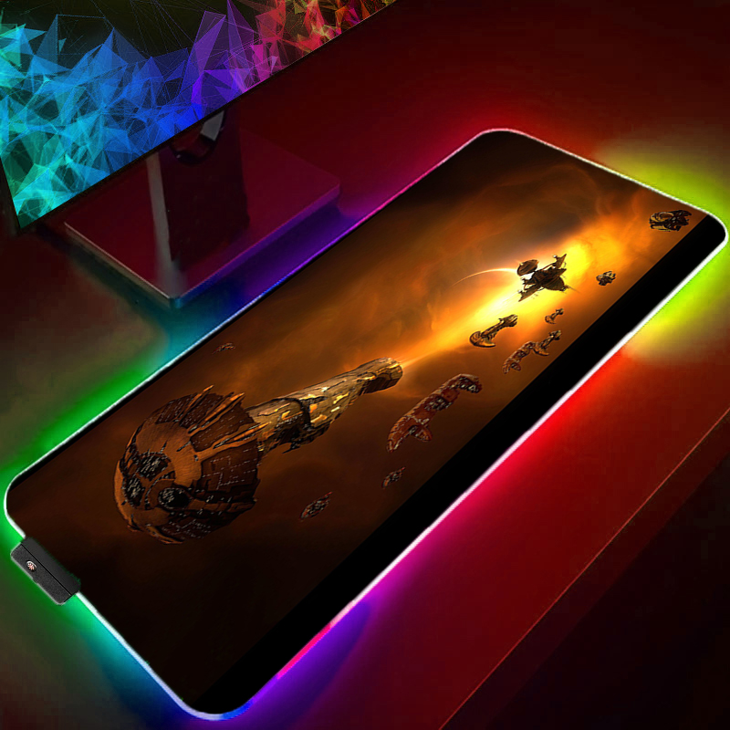RGB Mouse Pad Gamer Large gami - Pc Gaming Online ulasan dan harga
