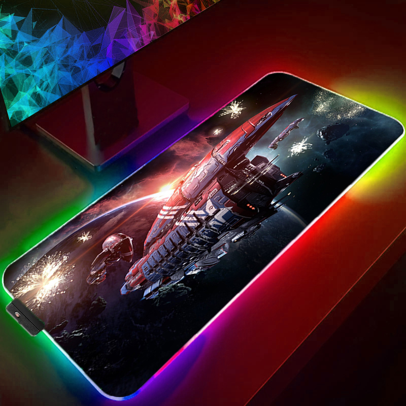 RGB Mouse Pad Gamer Large gami - Pc Gaming Online ulasan dan harga