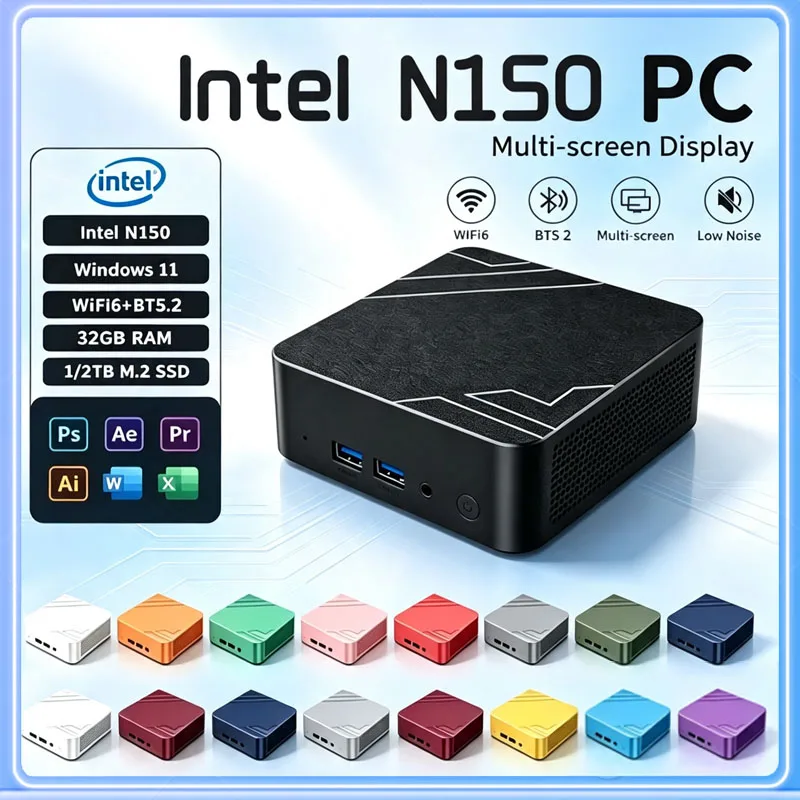 Intel N150 Mini PC Windows11 1 - Pc Gaming Editing ulasan dan harga
