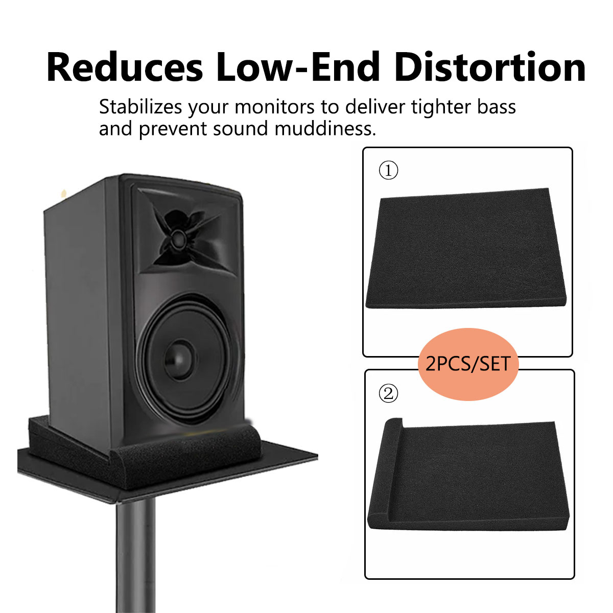 Studio Monitor Isolation Pads  - Monitor Stand ulasan dan harga