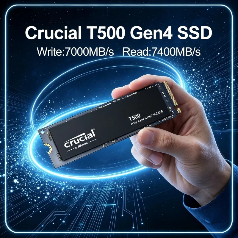 Crucial T500 1TB NVMe M.2 SSD  - Pc Gaming Ps5 ulasan dan harga