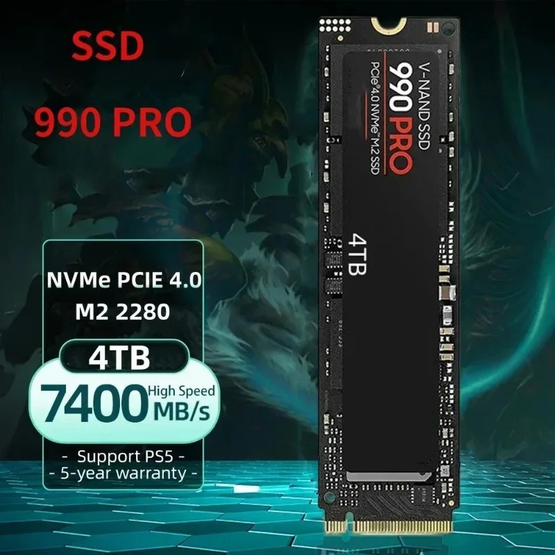 Genuine 990 PRO M.2 2280 NVMe  - Pc Gaming Ps5 ulasan dan harga