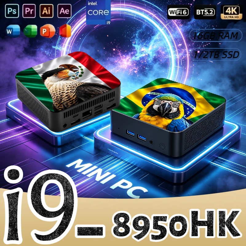 Mini PC Core i9-8950HK 16GB RA - Pc Gaming Intel ulasan dan harga