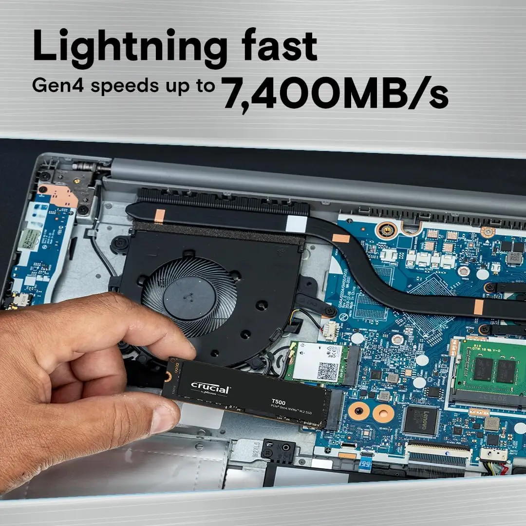 Crucial T500 OEM Original CT10 - Pc Gaming Ps5 ulasan dan harga