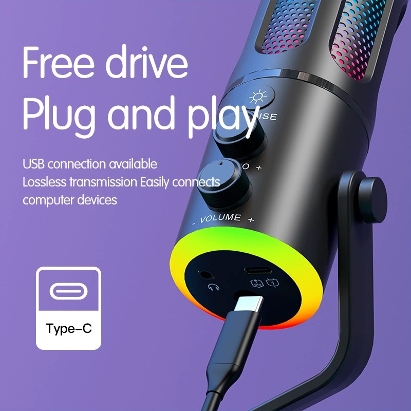 USB Gaming Microphone SU8 for  - Pc Gaming Live Streaming ulasan dan harga