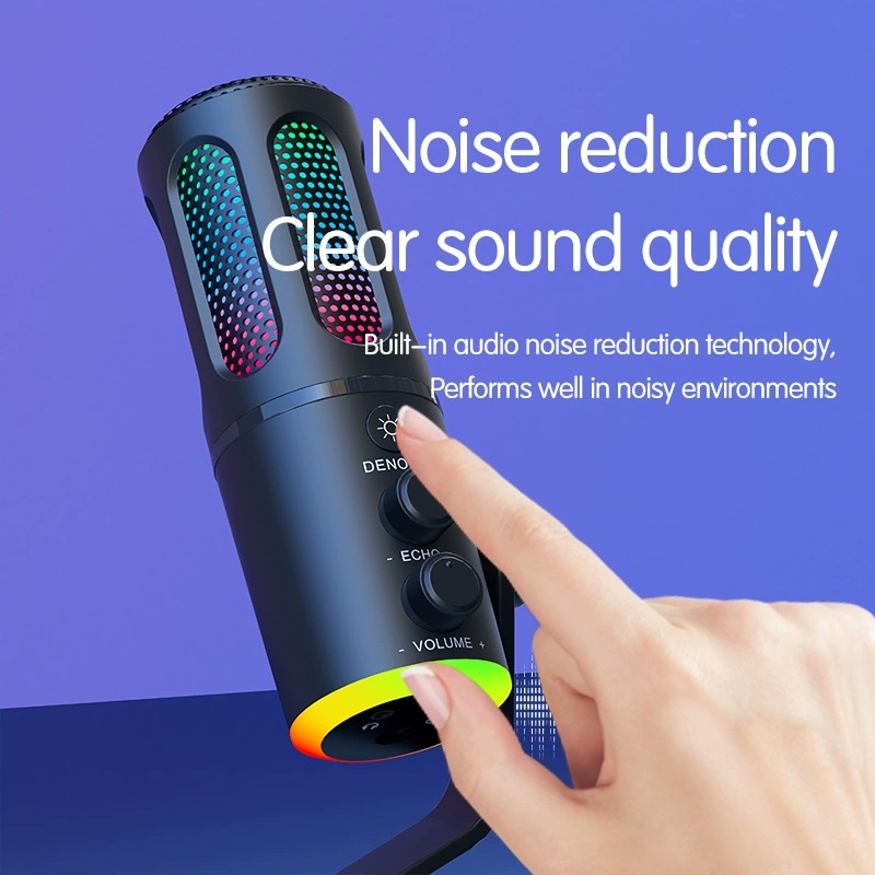 USB Gaming Microphone SU8 for  - Pc Gaming Live Streaming ulasan dan harga