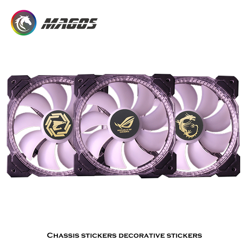 Computer Case Fan Metal Sticke - Pc Gaming Msi ulasan dan harga
