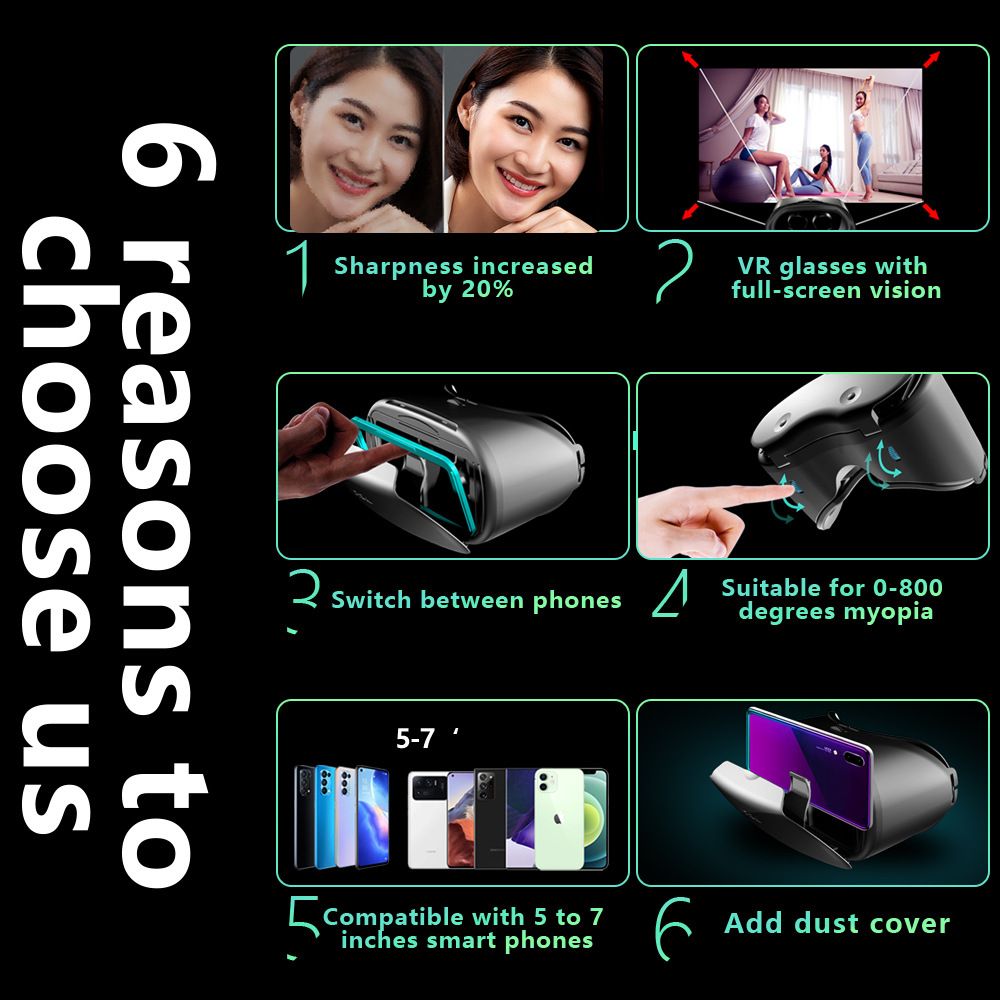 VRGPro X7 3D Helmet VR Glasses - Pc Gaming Vr Headset ulasan dan harga