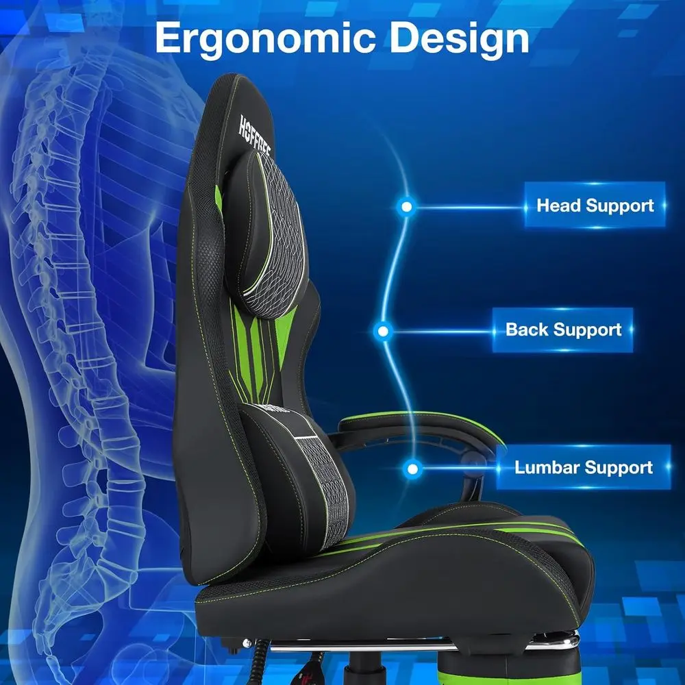 Ergonomic Massage Gaming Chair - Gaming Chair ulasan dan harga