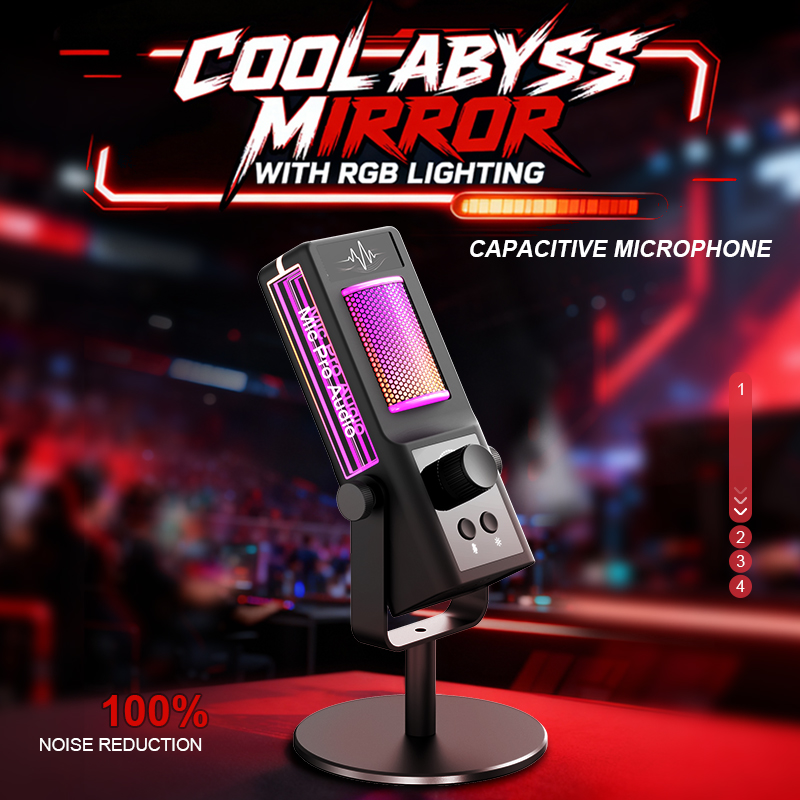 Rgb condenser microphone podca - Pc Gaming Live Streaming ulasan dan harga