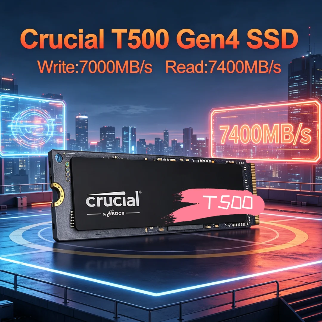 Premium Gaming SSD Crucial T50 - Pc Gaming Ps5 ulasan dan harga
