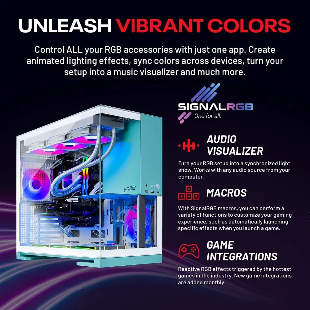 Skytech Gaming Aqua Desktop PC - Pc Gaming Nvidia 5080 ulasan dan harga