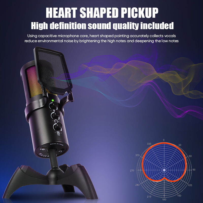 FUHAM MV9 RGB Gaming USB Conde - Pc Gaming Online ulasan dan harga