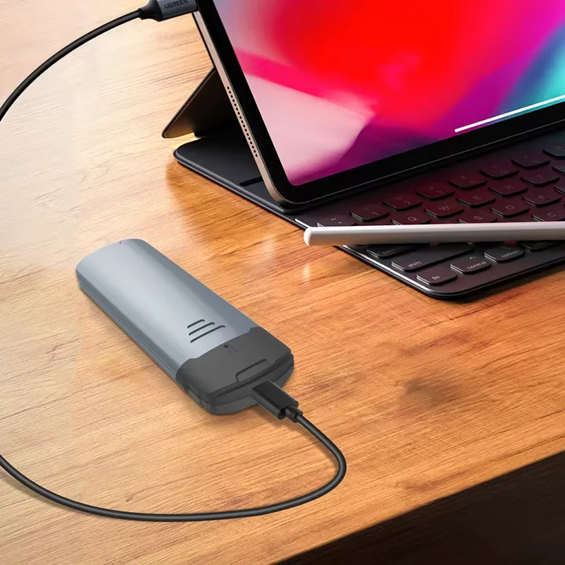 M2 NVMe SSD Enclosure 10Gbps A - Pc Gaming Editing ulasan dan harga