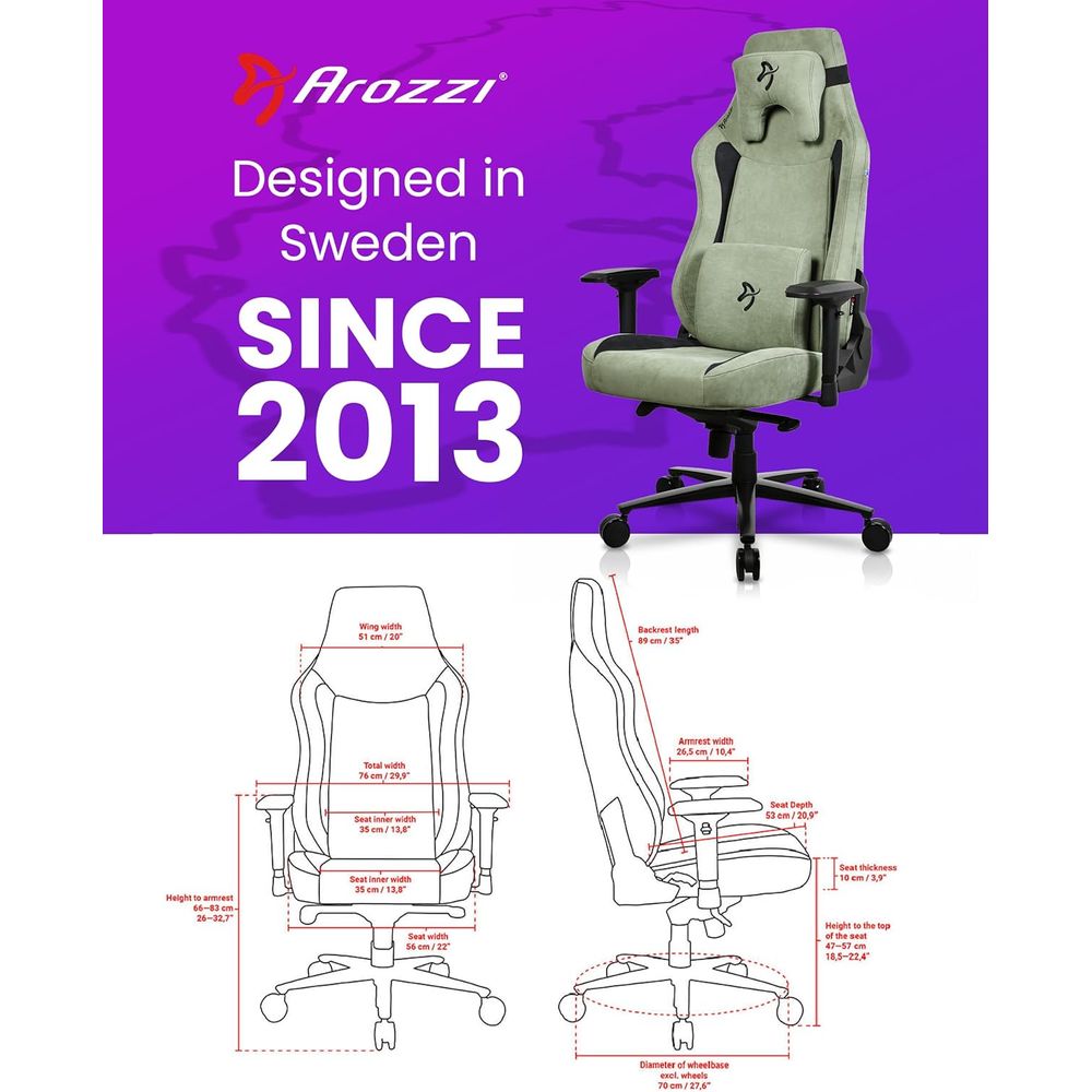 Large Ergonomic Gaming Chair w - Gaming Chair ulasan dan harga