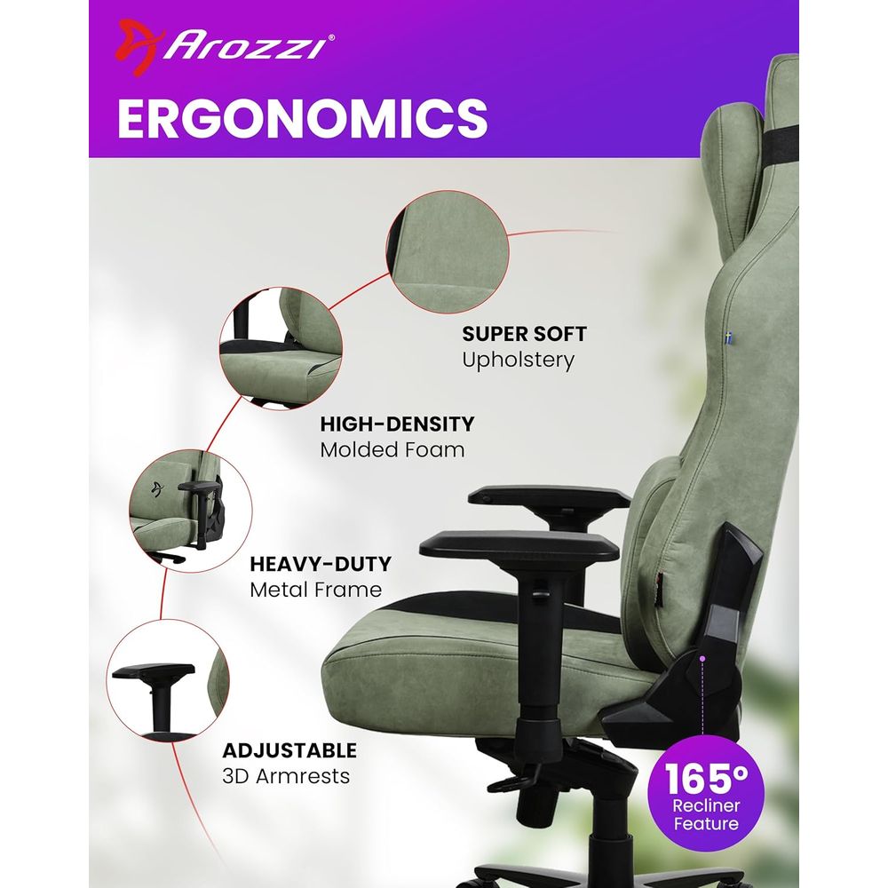 Large Ergonomic Gaming Chair w - Gaming Chair ulasan dan harga