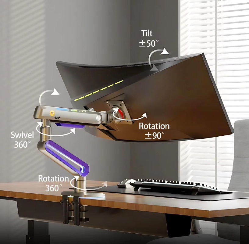 ERGONOMIC Gaming Monitor Arm f - Monitor Stand ulasan dan harga