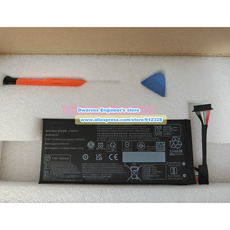 New 7.76V 81Wh L23B2PK0 Batter - Pc Gaming Legion ulasan dan harga