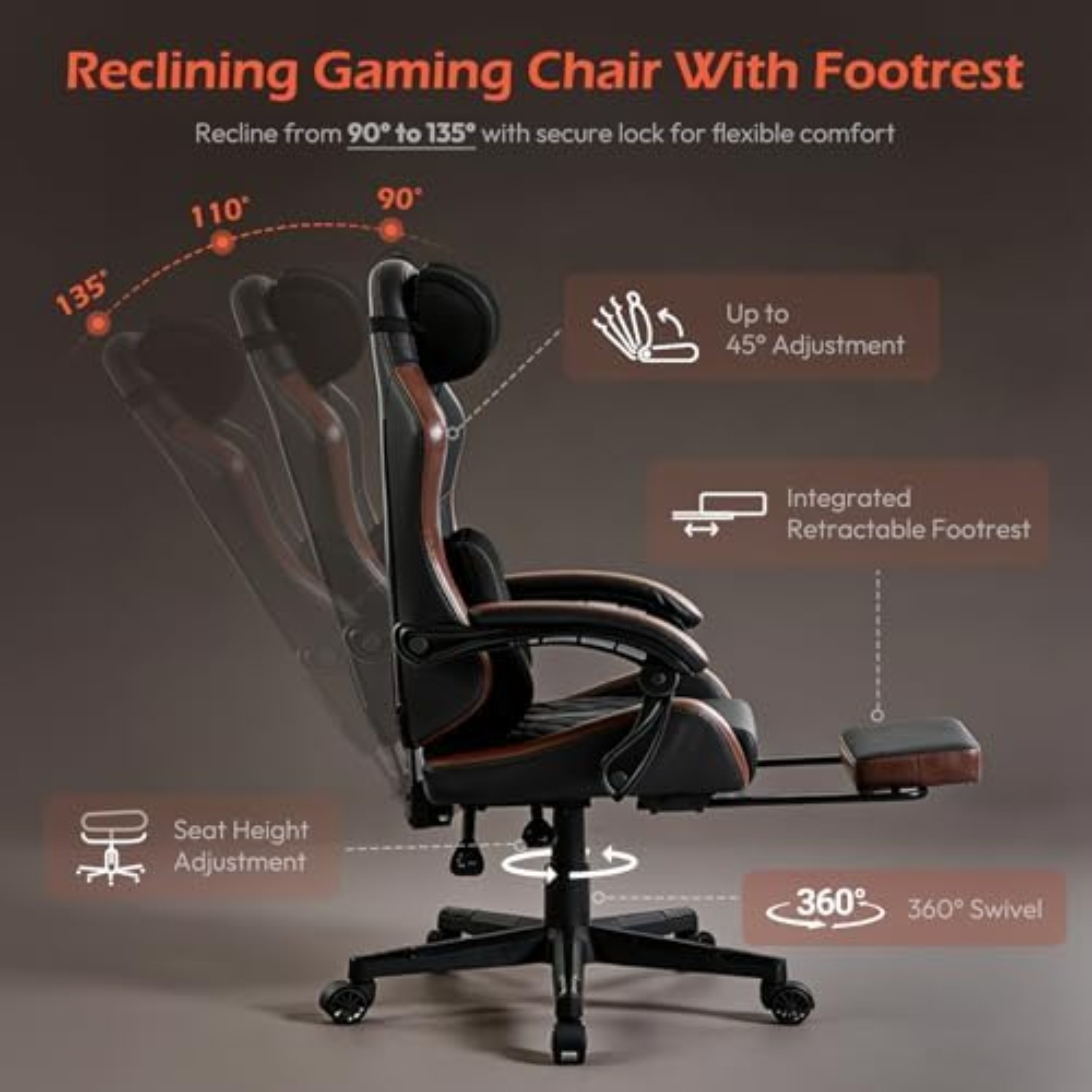 Ergonomic Gaming Chair for Adu - Gaming Chair ulasan dan harga