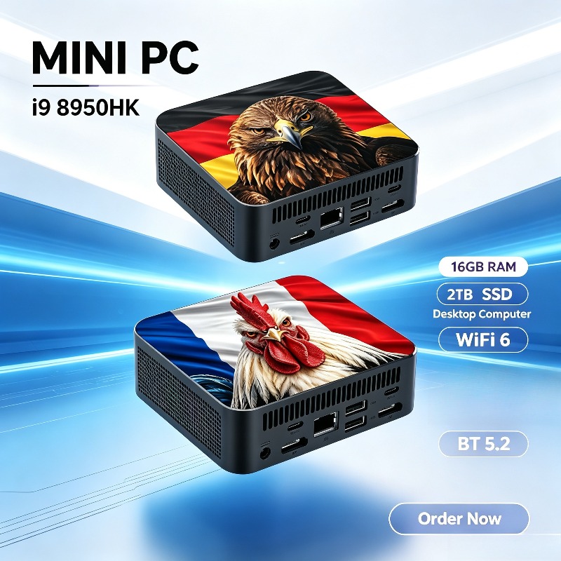 Intel i9 8950HK 2026 Mini Desk - Pc Gaming Intel ulasan dan harga