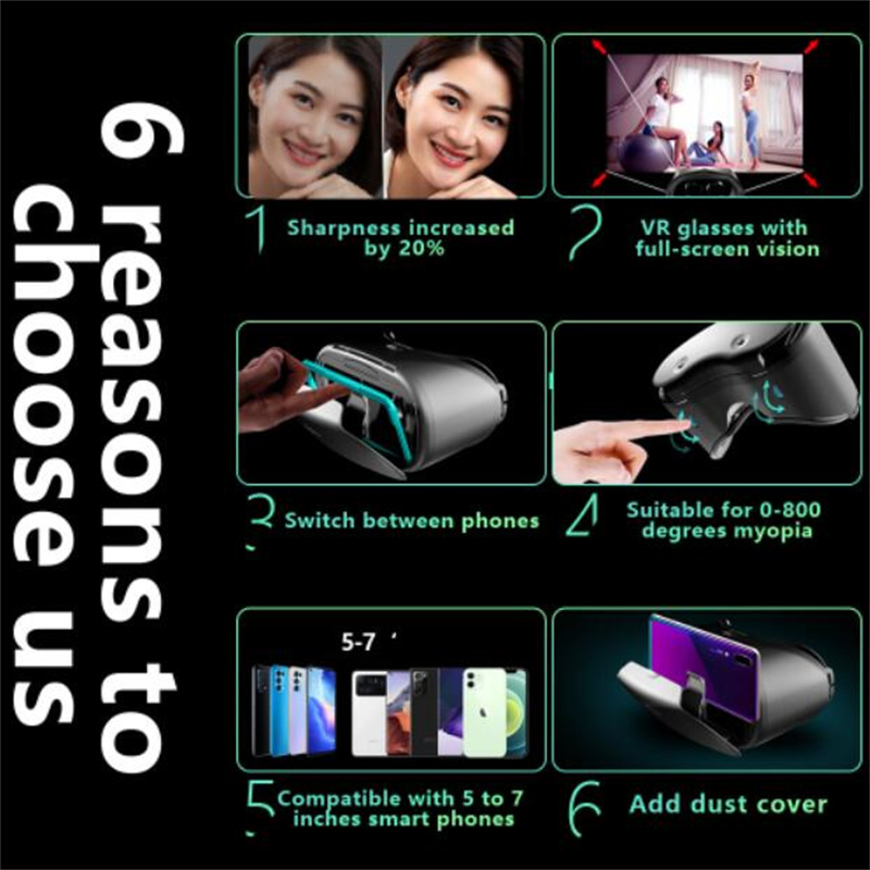 Original VRGpro X7 VR Virtual  - Pc Gaming Vr Headset ulasan dan harga