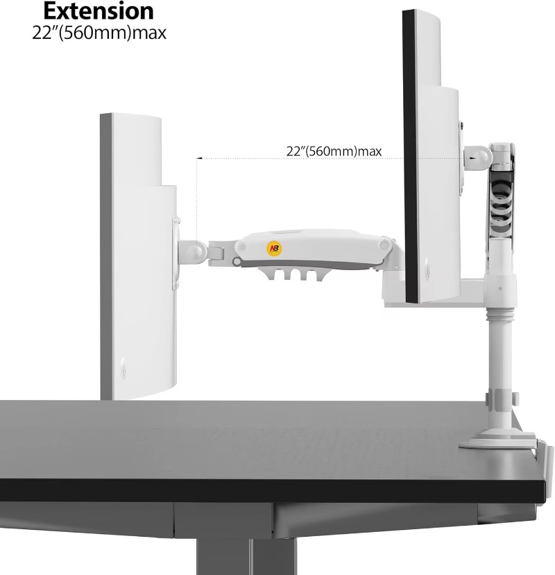 Dual Monitor Desk Mount Stand  - Monitor Stand ulasan dan harga