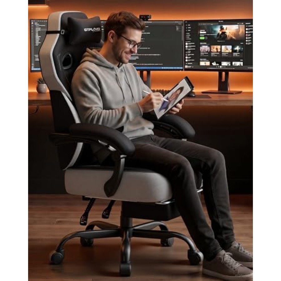 Big and Tall Gaming Chair, Wid - Gaming Chair ulasan dan harga