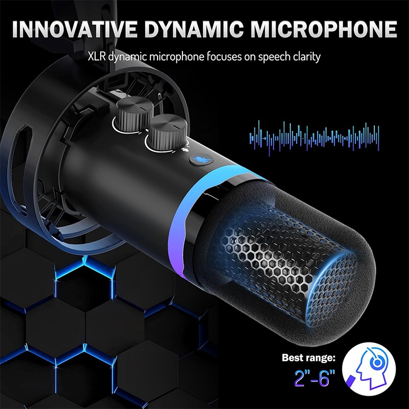 USB Gaming Microphone with Boo - Monitor Stand ulasan dan harga